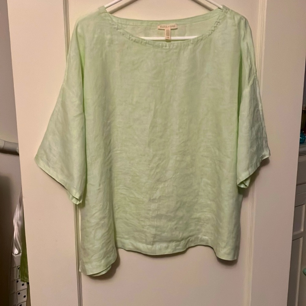 NWOT! Gorgeous Eileen Fisher Organic Linen Boxy Top size L